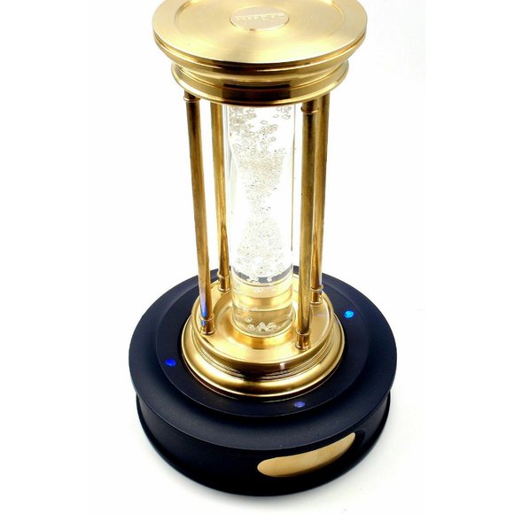 DeBeers Jewelry - Very Rare! De Beers Limited Edition Millennium 2000 Diamond Brass Hourglass